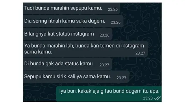5 Chat Anak Bohong Sama Orang Tua Ini Jangan Ditiru