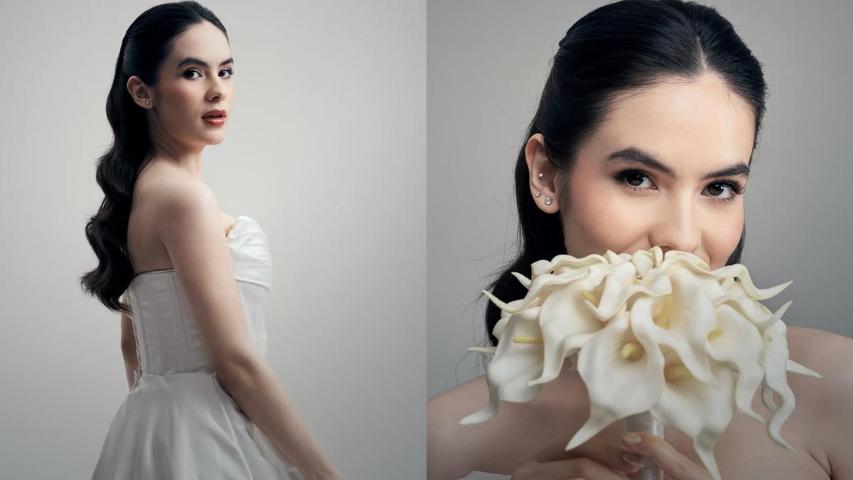 Tampilan Anggun Steffi Zamora Pakai Baju Pengantin, Jadi Kode untuk Nino Fernandez?