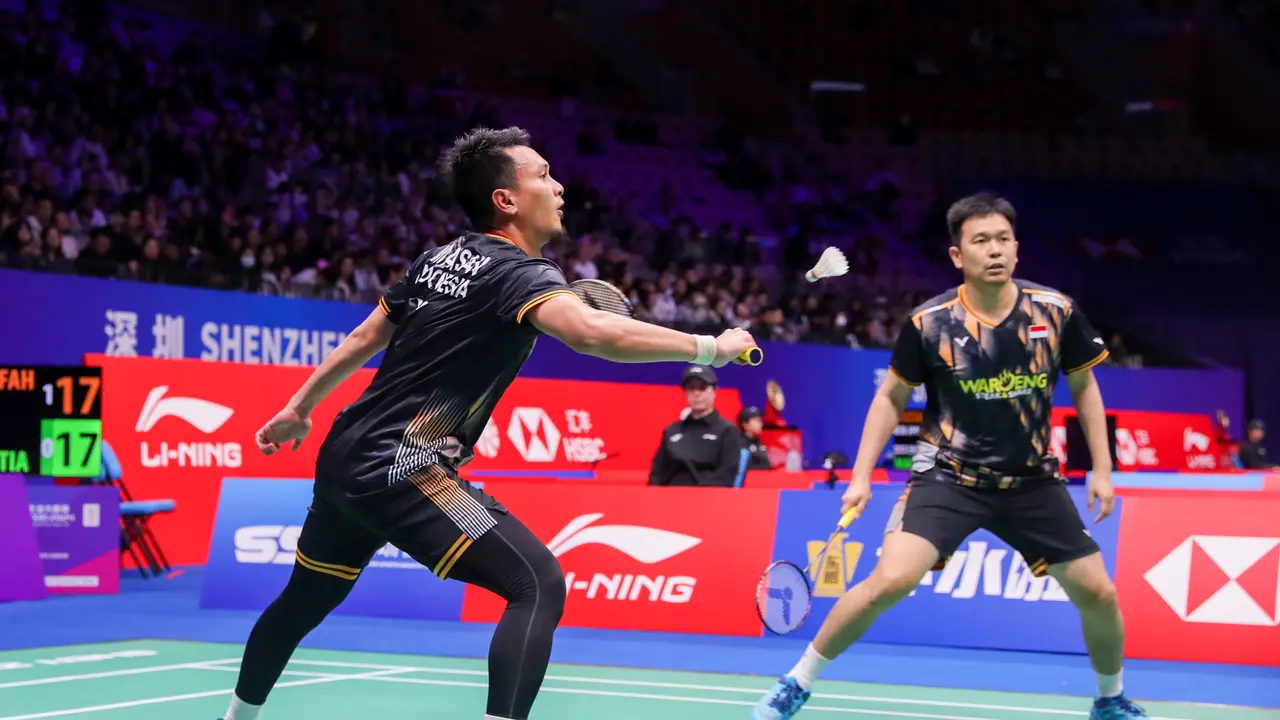 Mohammad Ahsan/Hendra Setiawan - China Masters 2024- Bulu Tangkis