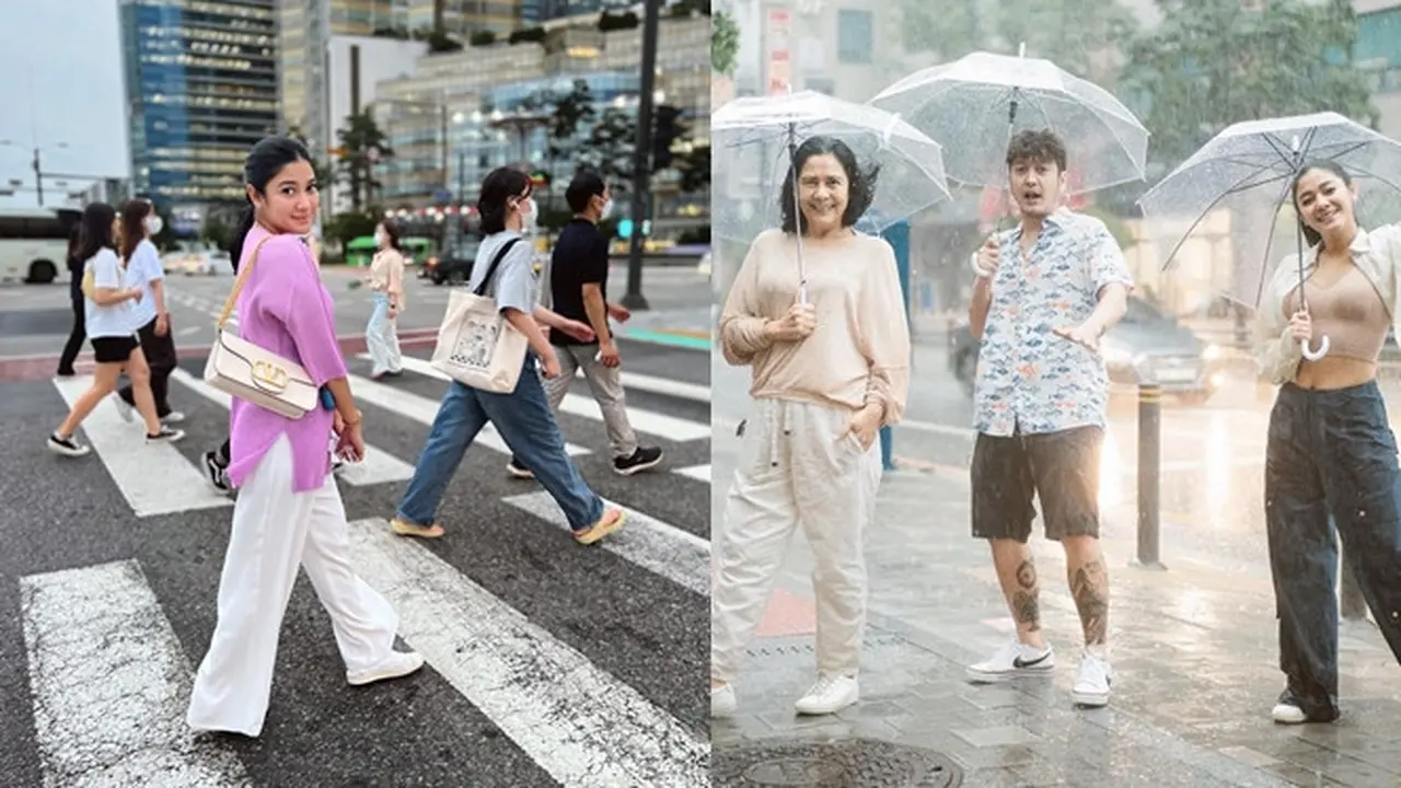 Bareng Lydia Kandou, Ini 6 Potret Naysila Mirdad Jalan-Jalan di Korea Selatan
