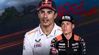 MotoGP - Marc Marquez dan Aleix Espargaro nuansa liburan di Bali (Bola.com/Salsa Dwi Novita)