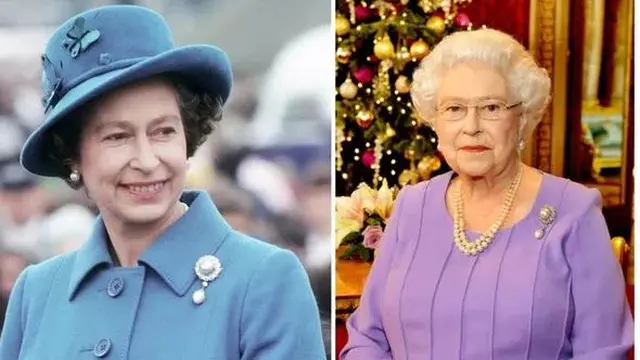 Potret Ratu Elizabeth II Saat Menggunakan Bros Bersejarah yang Turun-Temurun di Keluarga Kerajaan Inggris (Sumber: Getty Images)