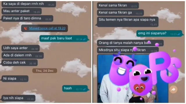 Disangka Jadi Orang Ketiga, Remaja Ini di Chat Istri Kurir Pengantar Paket