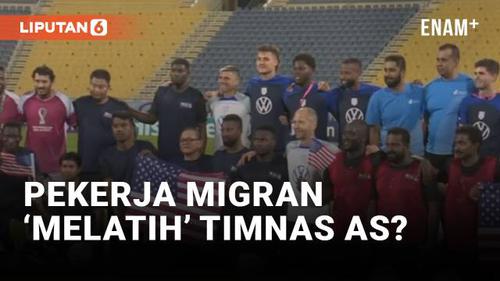 VIDEO: Momen Tak Terlupakan Pekerja Migran Piala Dunia 2022