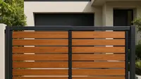 15 Model Pintu Pagar Dorong Minimalis Modern Populer di 2025, Elegan dan Fungsional
