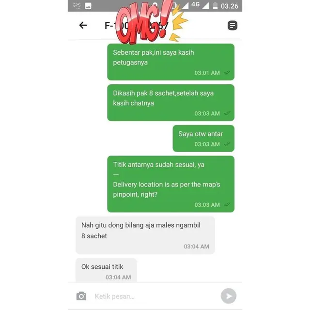 6 Chat Pelanggan Ojek Online yang Galak Ini Bikin Geleng Kepala
