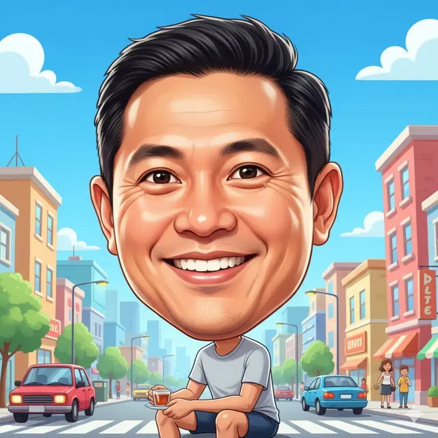 Cara Bikin Foto Karikatur Kepala Besar Badan Kecil