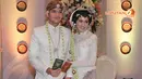 Dude menikahi wanita yang akrab disapa Icha dengan maskawin uang sebesar Rp 2.203.014 (Liputan6.com/Rini Suhartini)