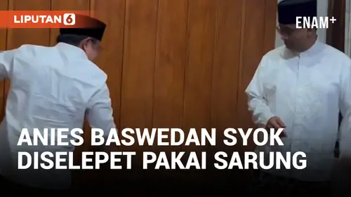 VIDEO: Selepetan Sarung Cak Imin Bikin Anies Tercengang!
