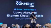 Prakash Kamdar, CEO Dentsu Indonesia dan Singapura membuka Dentsu Connect 2022. (Liputan6.com/ Giovani Dio Prasasti).