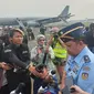 Dua pesawat Rafale Perancis tengah terpakir di Lanud Halim Perdanakusumah, Jakarta, Rabu (26/7/2023). (Merdeka.com)