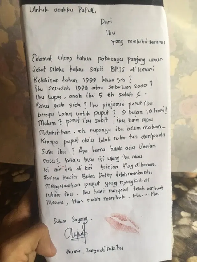 ucapan selamat ulang tahun kocak dari ibu