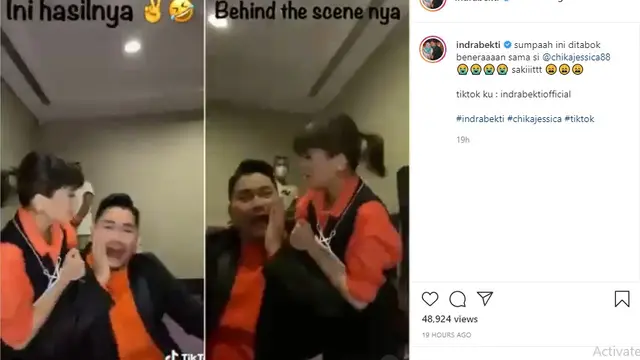 Indra Bekti - Chika Jessica (Foto: Instagram/@indrabekti)