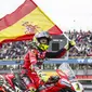 Usai memastikan gelar juara WSBK 2023, Alvaro Bautista jajal lagi motor MotoGP bersama Ducati di sirkuit Sepang, Malaysia (AFP)