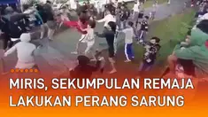 Kembali terjadi aksi perang sarung yang dilakukan sekumpulan remaja mengundang perhatian