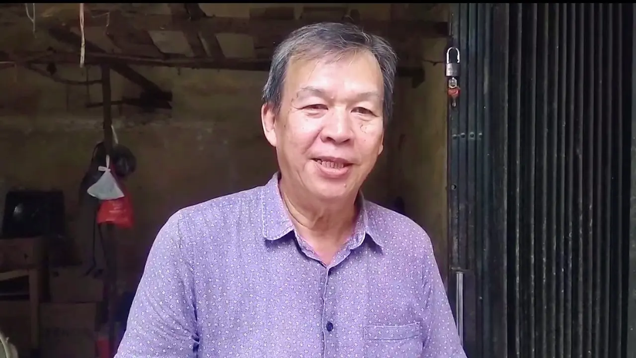 Yanto saksi mata ledakan di Pasar Cimanggis. (Liputan6.com/Pramita Tristiawati)