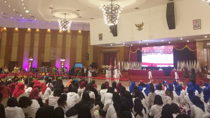 Gelar lomba senam kreasi, Perwosi pasarkan olahraga untuk perempuan dan anak. (Liputan6.com/Ika Defianti)