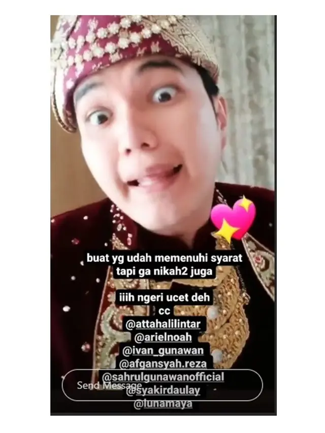 Aldi Taher Lepas Masa Duda, Ini 7 Momen Pernikahannya dengan Salsabillih