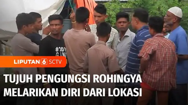 Sebanyak tujuh orang pengungsi asal Rohingya melarikan diri dari lokasi pengungsian sementara di kompleks Kantor Bupati Aceh Barat, Aceh, pada Sabtu pagi. Diduga para pengungsi memanfaatkan momen petugas tengah bersiap melakukan pergantian jaga.
