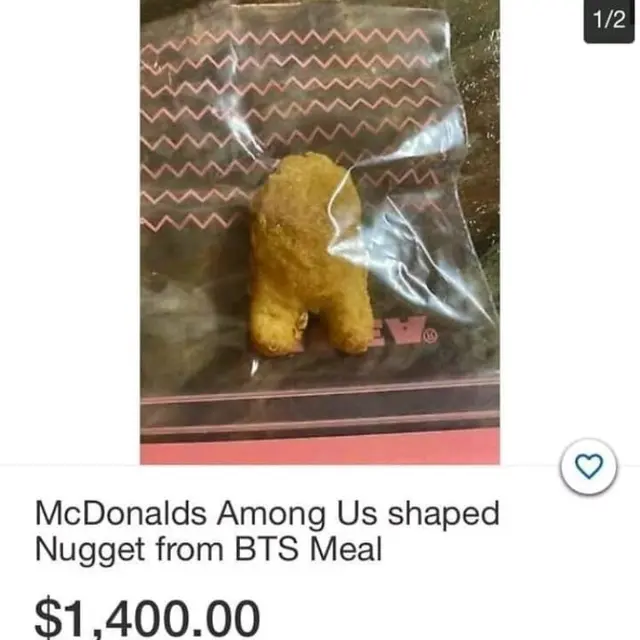 Nugger dari Paket BTS Meal Dijual Online Seharga Rp19 Juta