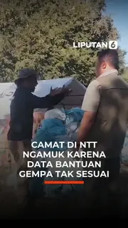 Camat di NTT Ngamuk karena Data Bantuan Gempa Tak Sesuai