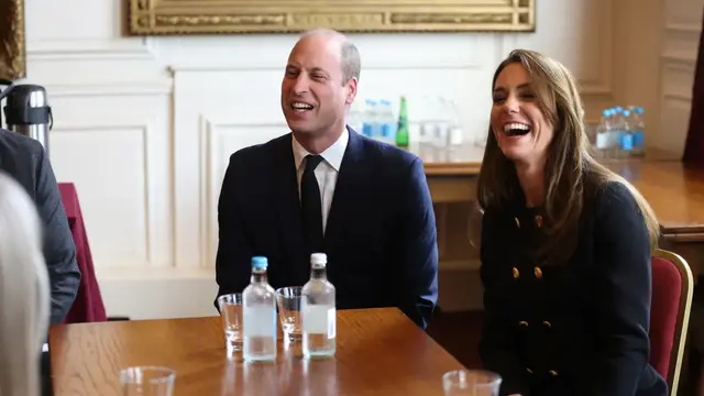Penampilan Publik Pertama Kate Middleton dan Pangeran William Usai Pemakaman Ratu Elizabeth II (Sumber: AP)