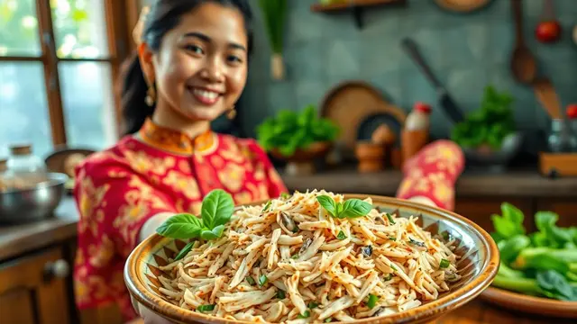 resep tongkol suwir kemangi