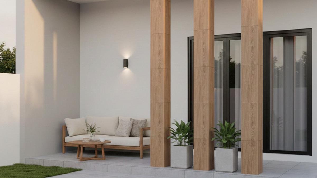 8 Model Teras Minimalis Tiang 3, Konsep Elegan untuk Tampilan Depan Rumah