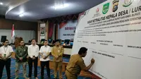 Di Islamic Center, Seluruh Kades dan Lurah Nyatakan Netral di Pilkada Rokan Hulu