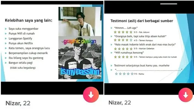 Profil Tinder Kocak (Sumber: Twitter/askmenfess)