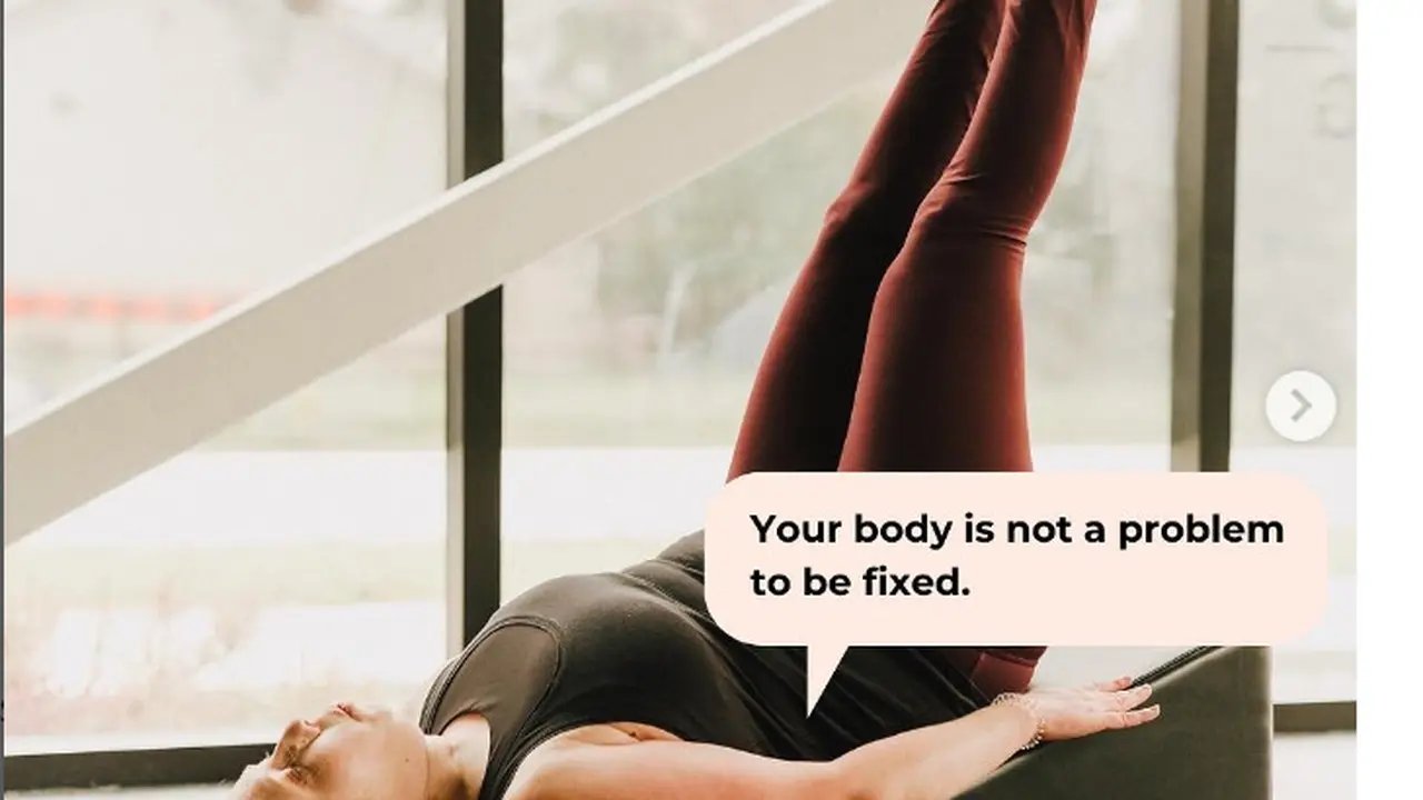 Pelatih Pilates disabilitas, Norah Myers. Foto: instagram @wellness_by_norah's