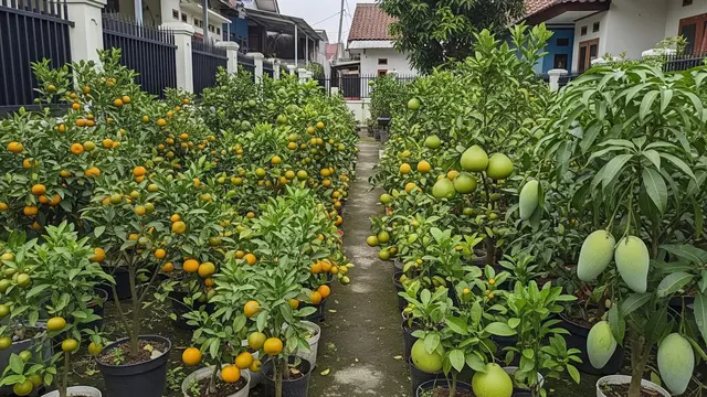 inspirasi kebun produktif warga RT tanpa modal besar
