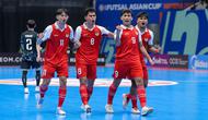 Pemain Timnas Futsal Indonesia merayakan kemenangan atas Korea Selatan pada laga pertama Grup A Piala Asia 2026 di Indonesia Arena, Jakarta, pada Selasa (27/1/2026) malam WIB. Timnas Futsal Indonesia menutup laga pertama Grup A Piala Asia 2026 dengan hasil positif. (Bola.com/Bagaskara Lazuardi)