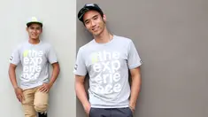 Imanuel Pratna (kanan) dan Galang Hendra adalah dua pebalap dari tim Yamaha Indonesia. (Bola.com/Nicklas Hanoatubun)
