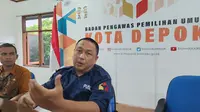 Koordinator Divisi Penanganan Pelanggaran dan Data Informasi Bawaslu Kota Depok, Sulastio. (Liputan6.com/Dicky Agung Prihanto)
