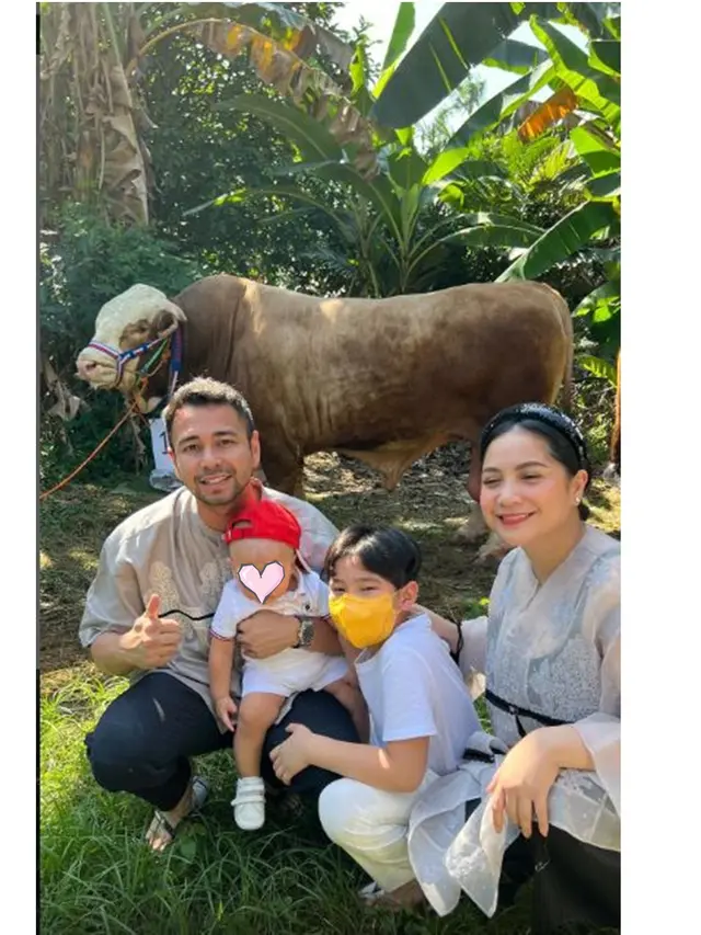 12 Potret Artis Rayakan Idul Adha Bareng Keluarga, Raffi Ahmad hingga Citra Kirana
