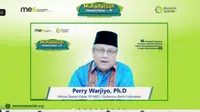 Ketua Dewan Pakar Masyarakat Ekonomi Syariah Perry Warjiyo membeberkan sejumlah strategi Indonesia menjadi pusat halal dunia di 2024