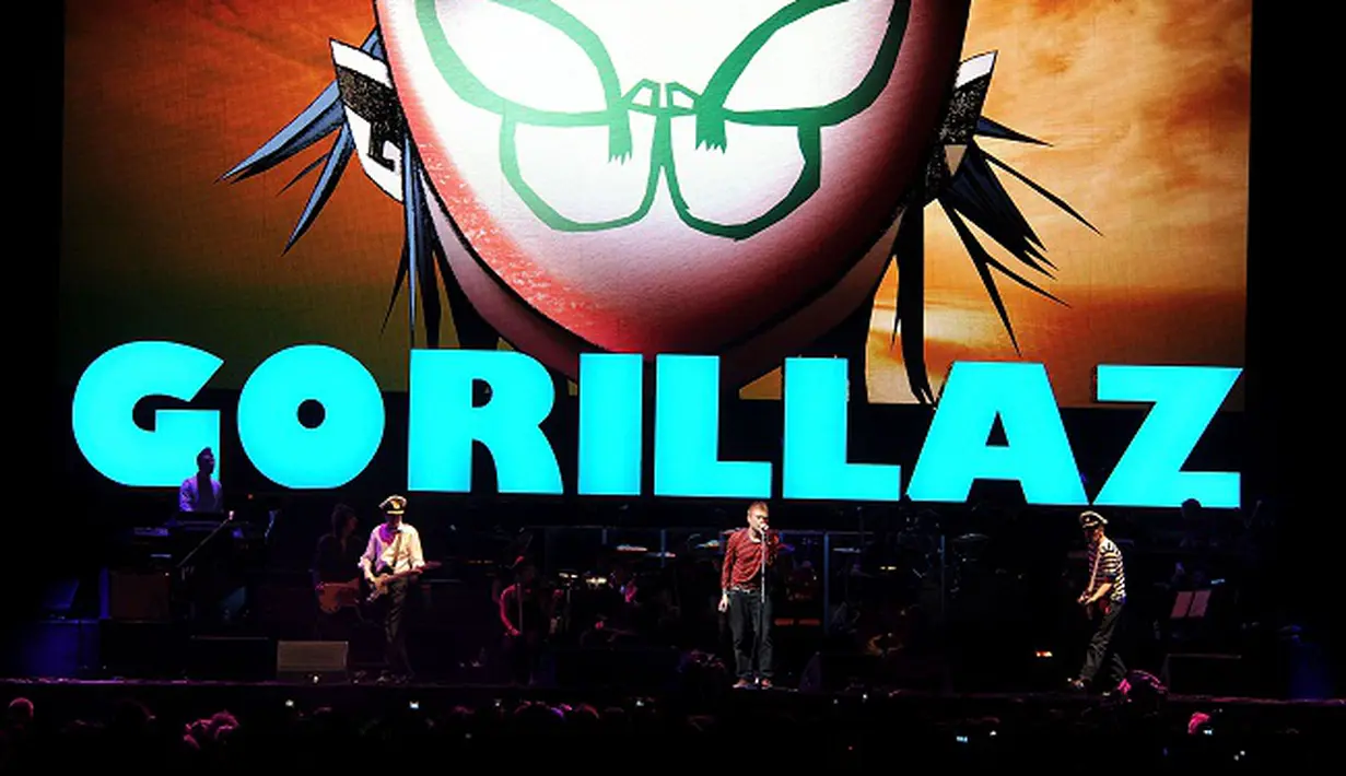 Dalam sebuah wawancara bersama Rolling Stone, Damon Albarn mengungkapkan tentang album baru Gorillaz.  (AFP/Bintang.com)