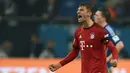 Pemain Bayern Munich, Thomas Mueller sementara ini sudah mencetak 5 gol. (AFP Photo/Patrik Stollarz)