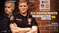 AFC Bournemouth vs Manchester United (Liputan6.com/Abdillah)