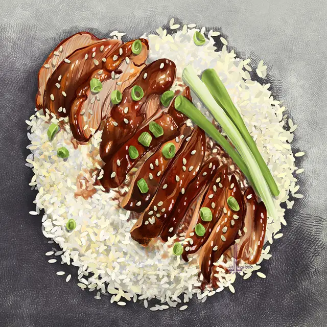 6 Potret Ilustrasi Makanan Ini Detailnya Bak Sungguhan, Bikin Ngiler