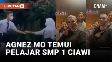 Agnez Mo Akhirnya Ketemu Pelajar Jago Dansa SMP 1 Ciawi