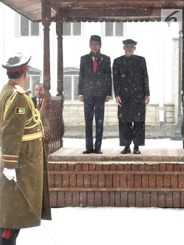 Presiden Jokowi dan Presiden Afganistan Ashraf Ghani
