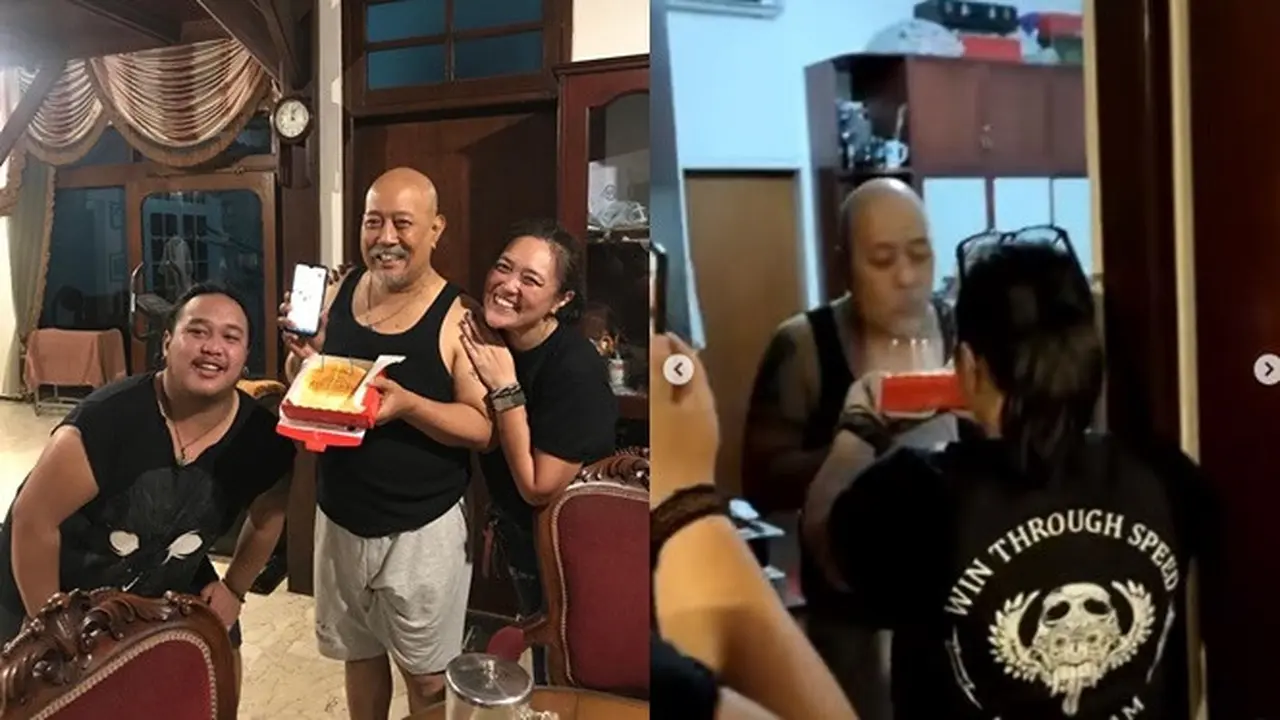 6 Momen Kejutan Ulang Tahun ke-64 Indro Warkop, Banjir Doa dan Ucapan