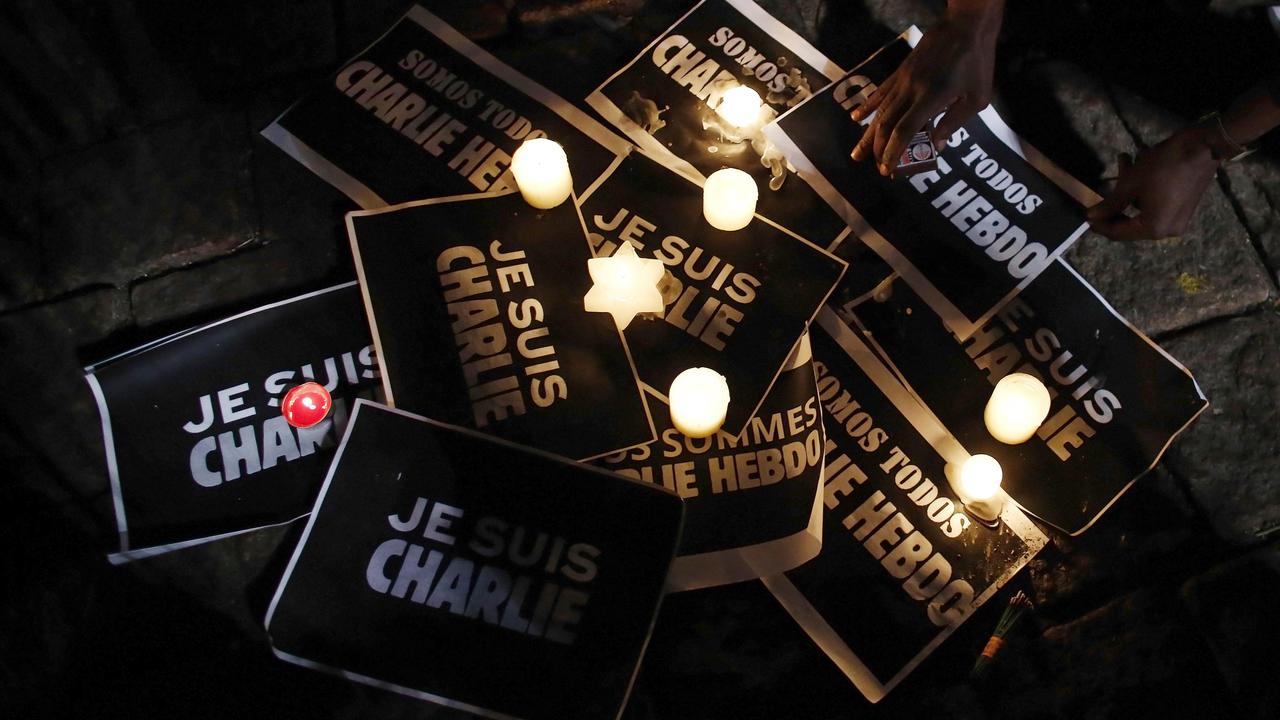 Penembakan di kantor majalah Prancis Charlie Hebdo.