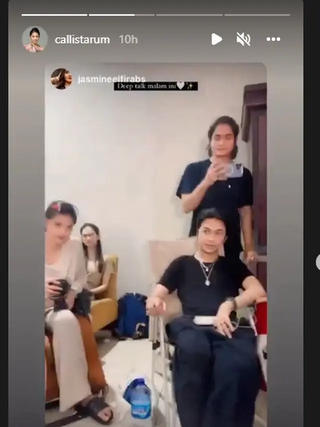 Suasana syuting episode terakhir Roda-Roda Gila SCTV (Foto: Instagram @callistarum)