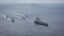 Latihan militer bersama yang akan dilakukan oleh AS dan Korsel dipicu oleh ketegangan yang kerap ditimbulkan oleh Korea Utara, Kamis (28/4). (AP Photo)