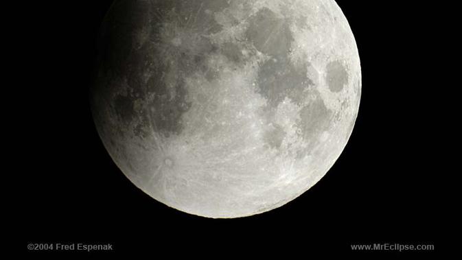Ilustrasi gerhana bulan penumbra. (Fred Espenak/Mreclipse)