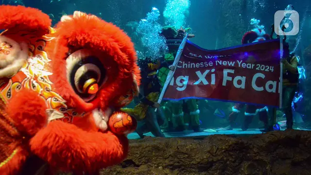Kemeriahan Imlek di Sea World Ancol