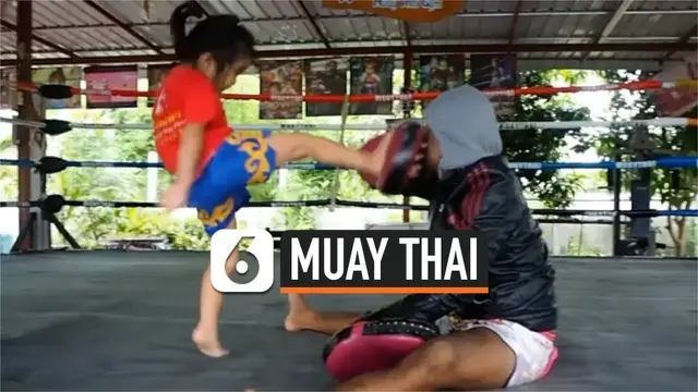 VIDEO: Viral, Bocah 6 Tahun Lihai Berlatih Muay Thai